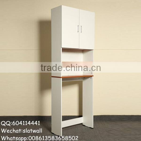 Tall wooden toliet cabinet