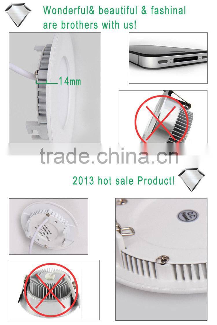 4 inch 160mm 9w led lights drop ceiling recessed