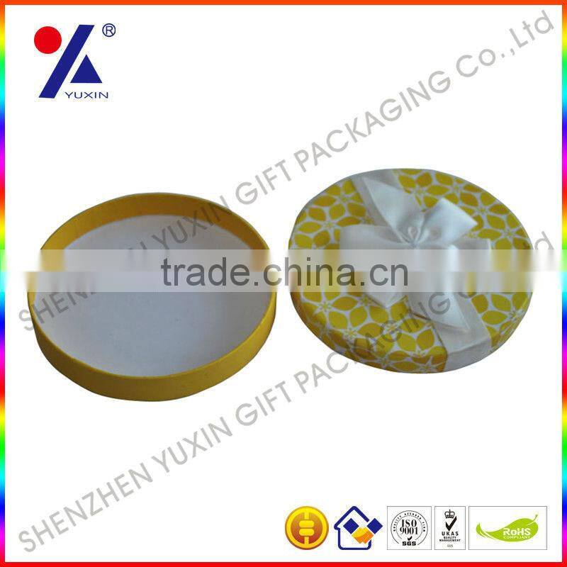 paper round gift box ,Round shape box ,round box with ribbon