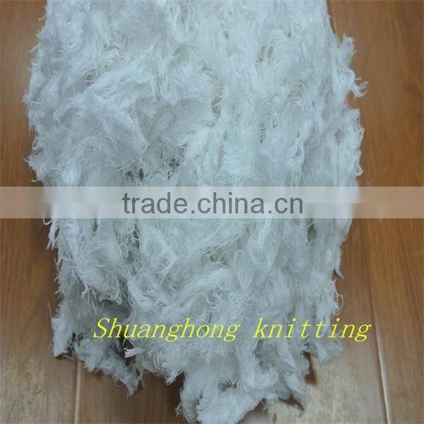 Recycled cotton yarn waste