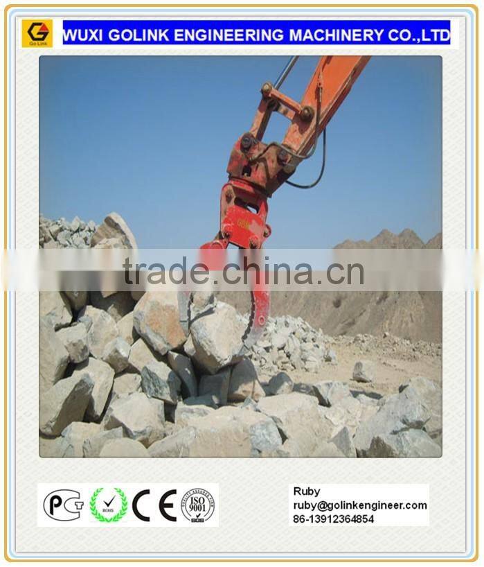 hydraulic rotating log grapple for excavator