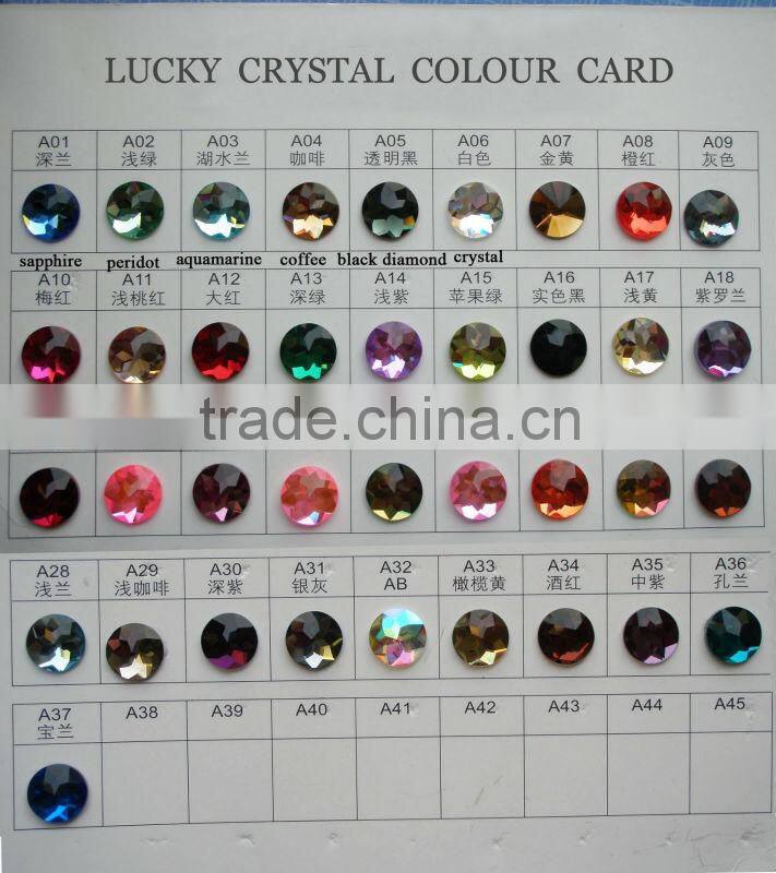 highest quality sew-on crystal beads number 3070# cosmic shape Jet color for garment