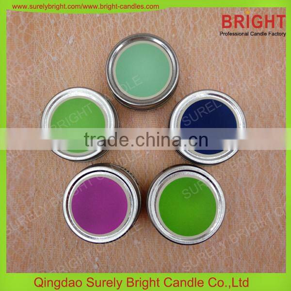 Tin Cans Decorated Candle Gift Set