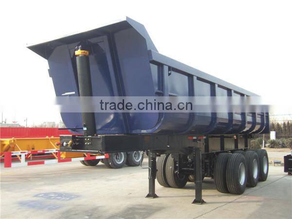 U shape Twin Axles Dump Trailer
