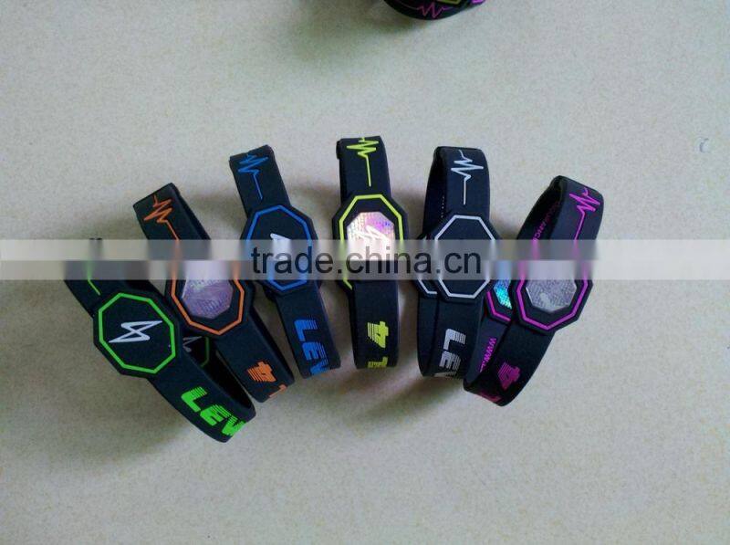 magnet silicone wristband