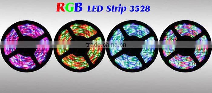 12V Waterproof 3528LED Strips light 60 led/m yellow LED Strips light 3528 led strips