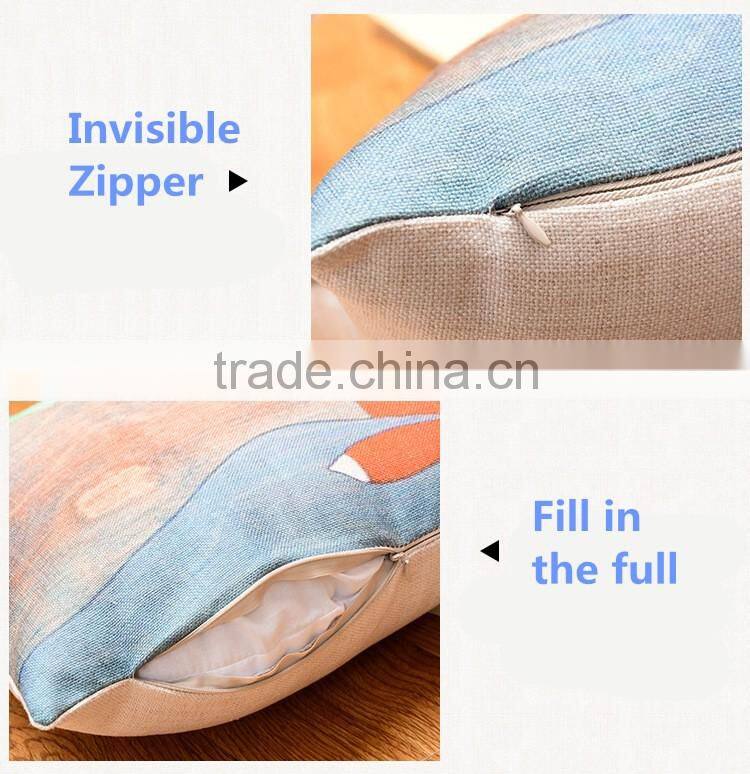 Printed Decorative Throw Pillow Covers Seat Cushion cover