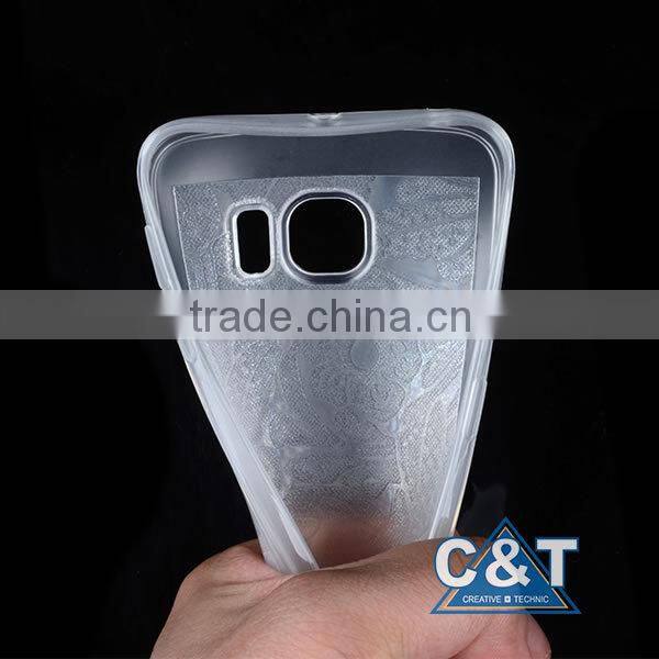 C&T Clear Transparent Flexible Gel Ultra Thin TPU Cases Covers For Samsung Galaxy S7 Edge