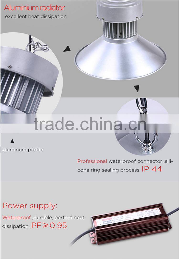 led pendant lamp 100w led high bay light high power Meanwell lamp warehouse