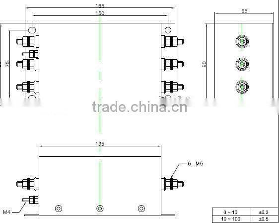 Cheap Motor Wave Interference Power Magnetic EMC Filter