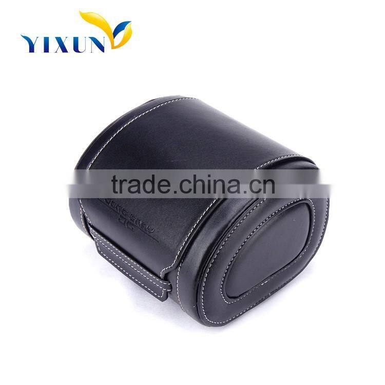 high quality custom design cotton paper strong cardboard watch box with black foam insert