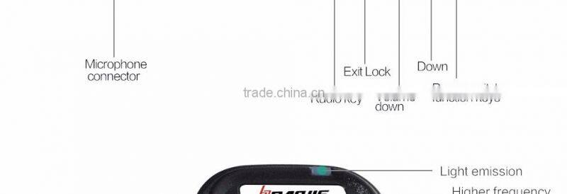 MINI vehicle radio 2 separate receivers 25W dual band BAOJIE BJ-218 moblie radio