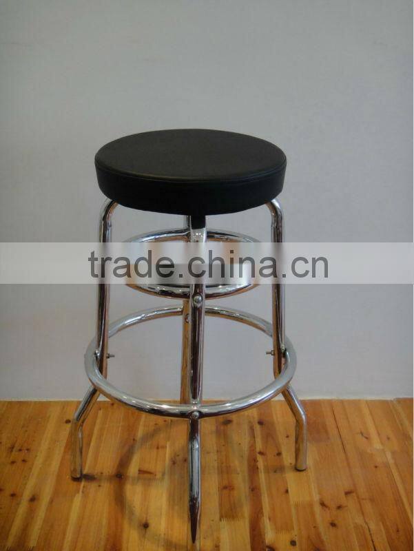 chromed double ring chair frame