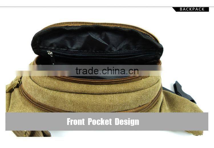 YA Casual Fashion Canvas Waist Packs, Sports Men Pouch Bag Money Belt, Pochete Fanny Pack Bolsa Cintura