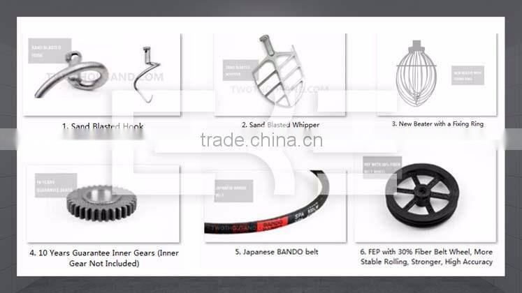 2016 Hot Sales Bakery Equipment Belt Drive Standard Timer Bakery Mixers