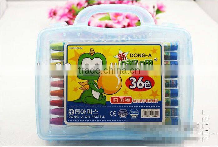 36 colour oil pastel cheap school stationery set for children