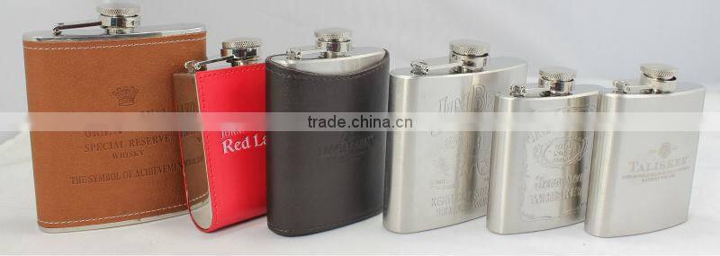 1oz mini stainless steel hip flask shaped hip flask