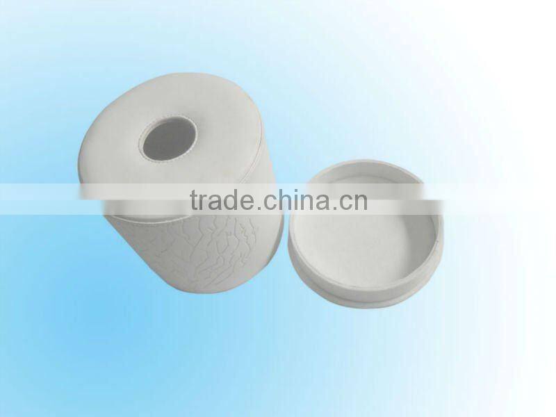 hot sale leather fancy tissue box PU cheap napkin box