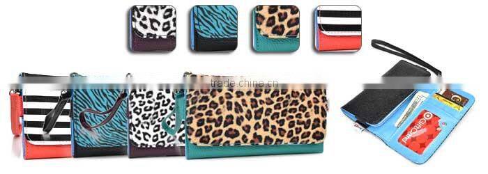 LEATHER FLIP WALLET CASE COVER FOR SAMSUNG GALAXY S3 MINI I8190 SCREEN PROTECTOR