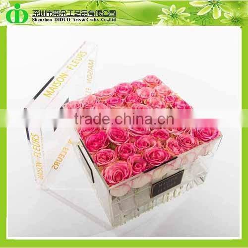 DDX-0245 Trade Assurance Acrylic Boxes for Flowers