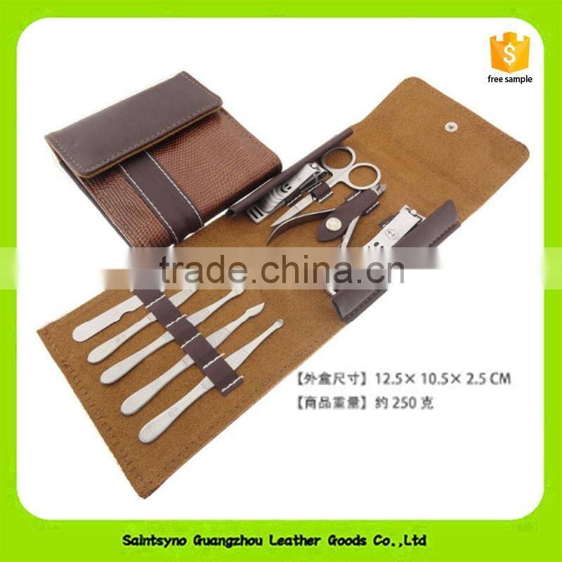 16011 Portable Stainless steel Nail Art Manicure Set Nail Care Tools with Mini Finger Nail Cutter