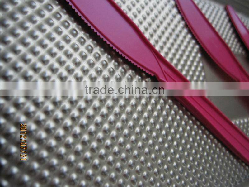 Biodegradable disposable plastic and corn starch knife SGS FDA EN13432 ok biobased