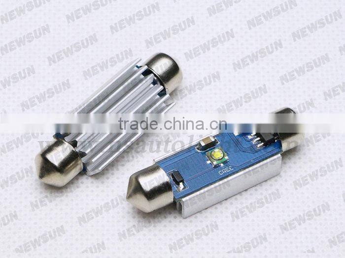 Newsun 12v 3w 42mm led Dome Festoon light for cars