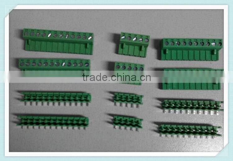 Plug Terminal Block XS2ESDV 300V 15A 5.0/5.08/7.62/3.81/3.5mm Pitch with UL, CE, ISO, SGS,CQC Approved