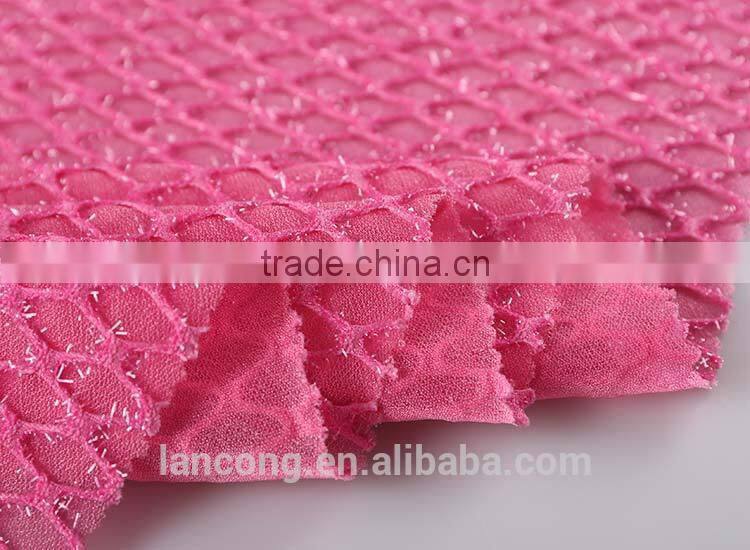 Wholesale fabric Fashion Dresses Knit Polyester Tricot Mesh Fabric