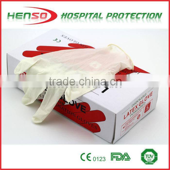 Latex Examination Gloves lightly powdered