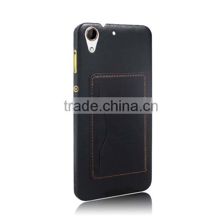 2015 New design Card holder pu leather Cover Case phone case for htc desire 728 china wholesale