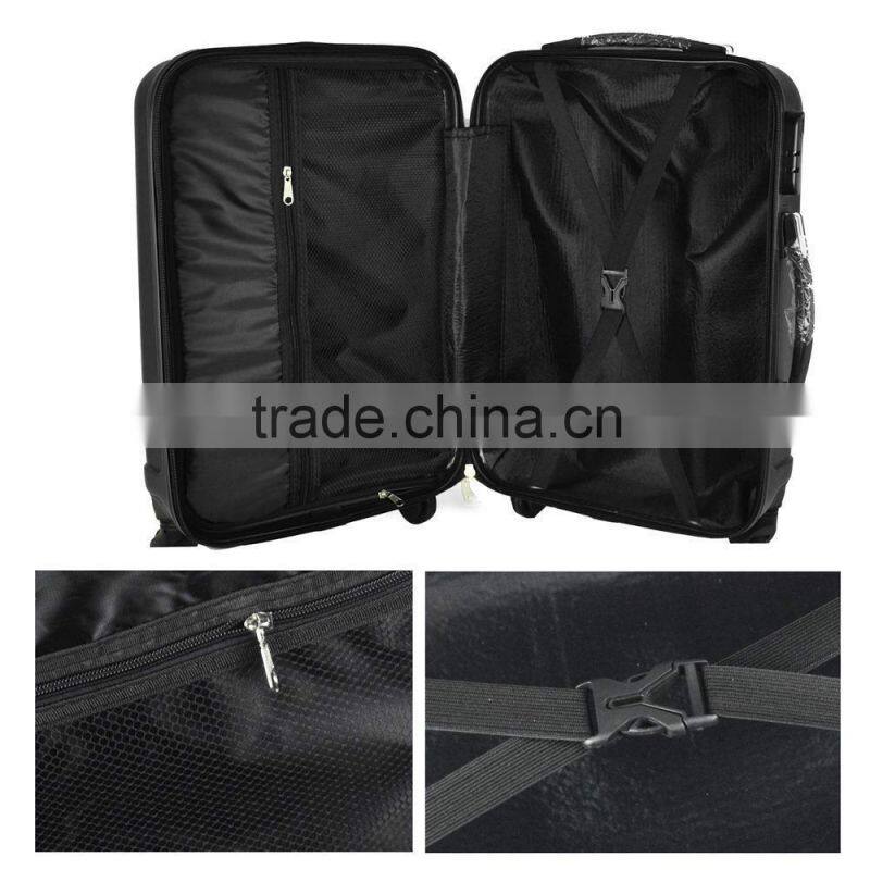 2016 ABS/PC luggage sets sky trolley luggage bags