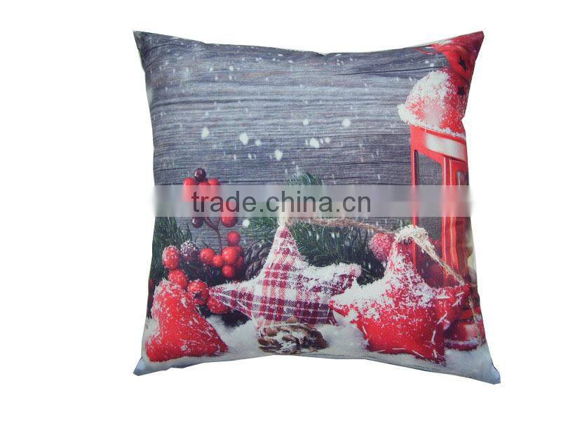 Christmas Red Bird Photo Print Cushion Covers