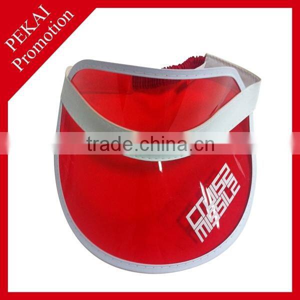 Promotional Gifts OEM Pvc Sun Visor Cap