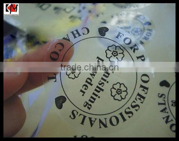 Black Label Price Print Label Waterproof Custom