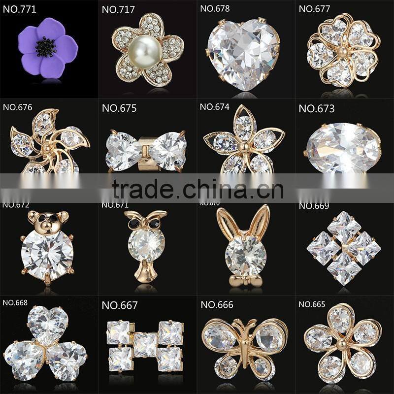 Apparel decorative masonic poppy wholesale craft metal flower