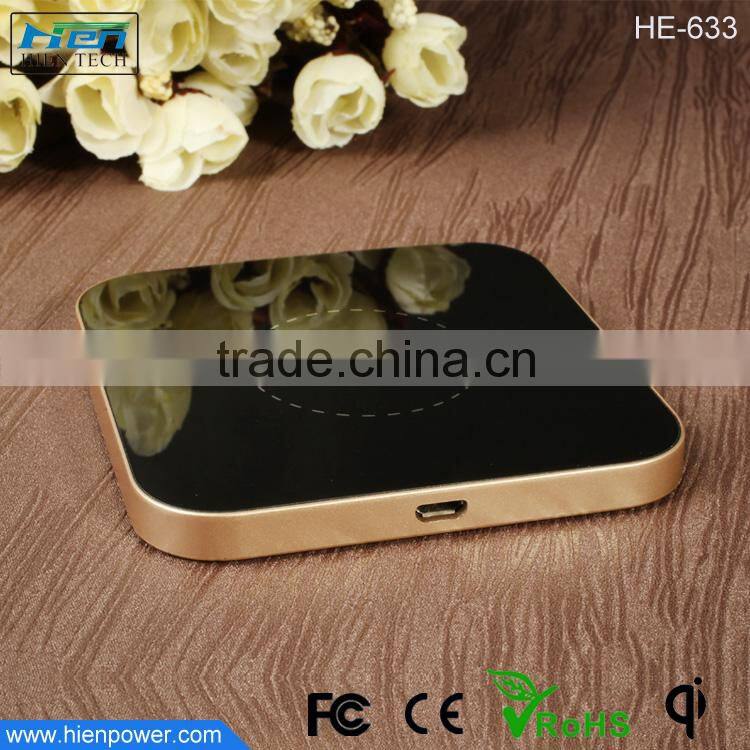 High quality CE approved WPC QC2.0 10W fast charging qi wireless charger transmitter power