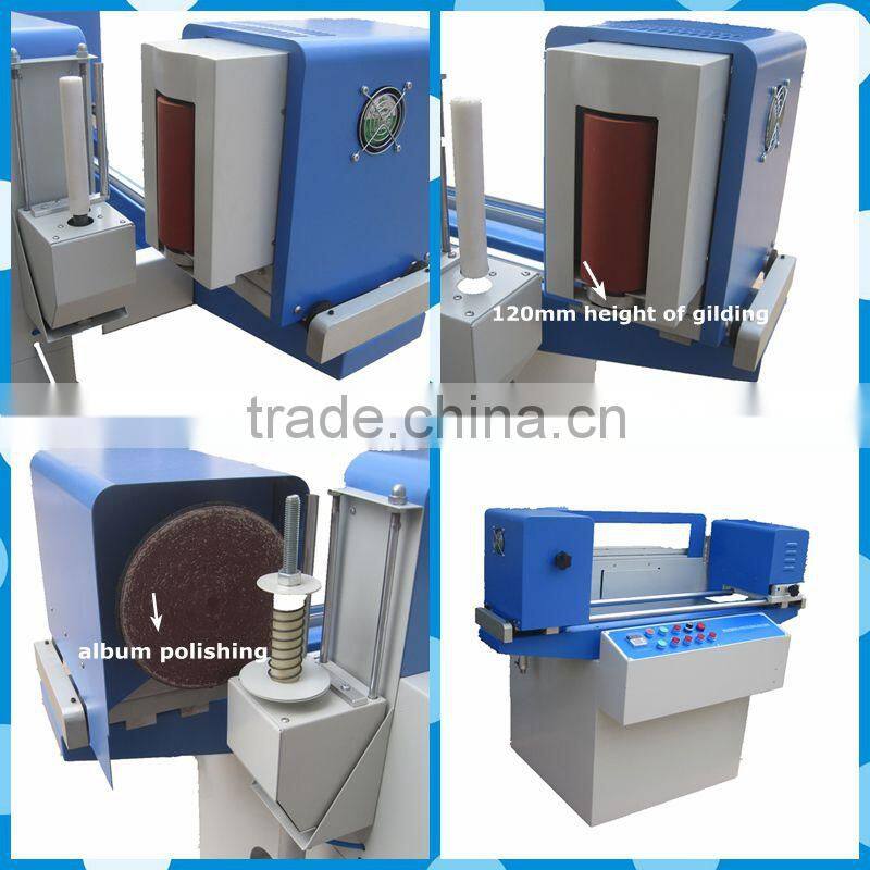 2 in 1 album making machine, polishing and gilding edge album machine