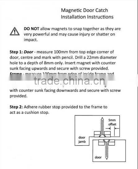 China S.R.I N42 magnetic catch door catch cabinet catch