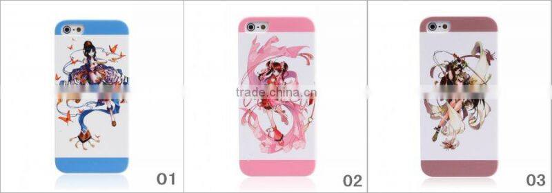 UV phone case printer made pc mobile phone case for iphone case 5 4s.