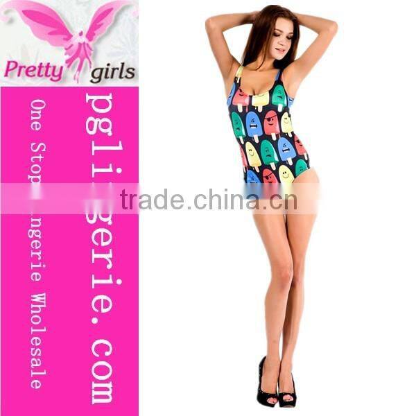 New style ladies fashion one piece swimsuits swimwear