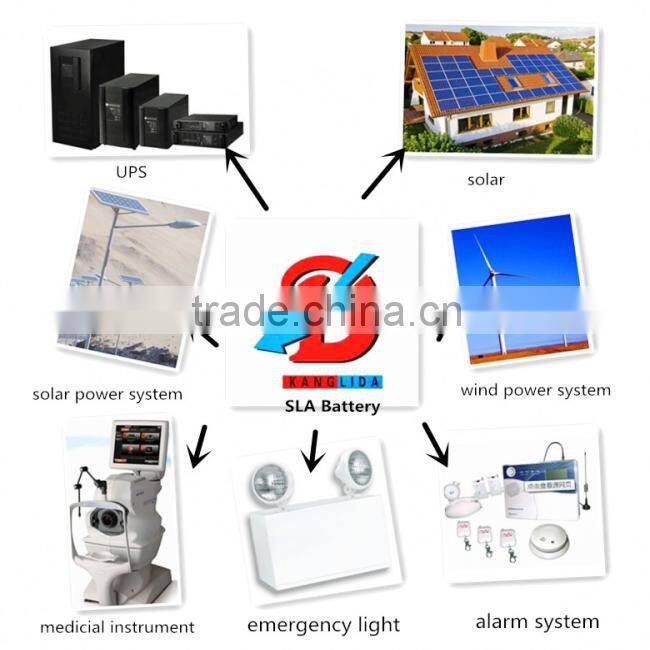 maintenance free rechargeable lead acid battery 6v12ah for solar garden light