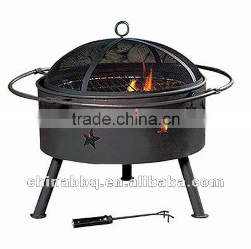 round charcoal grill,cast iron charcoal grill, safty heater