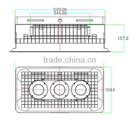 Bridgelux COB Ra80 150watt IP65 led flood light