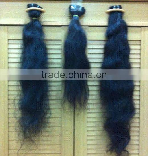 100% unprocessed Indian virgin remy human hair extension/bulk