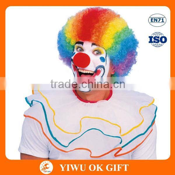 Carnival Funny Dress Masquerade Party Rainbow Clown Wig