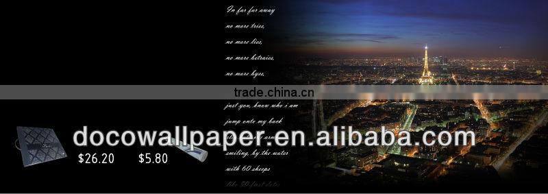 Soundproof sofa background vinyl wallpaper/washable pvc wallcovering/modern classical wallpaper