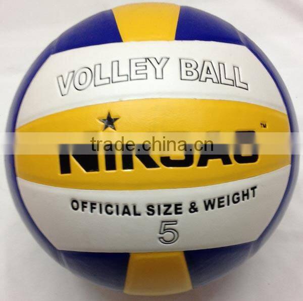 official size PU laminated volley ball for formal games or training