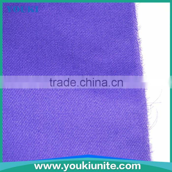 purple color high quality twill fabric