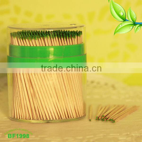 Nature Double tips bamboo toothpick minted